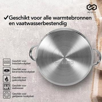 Tweedekans | Infinity Goods Soeppan Stamppot - Glazen Deksel beschikbaar voor biedingen