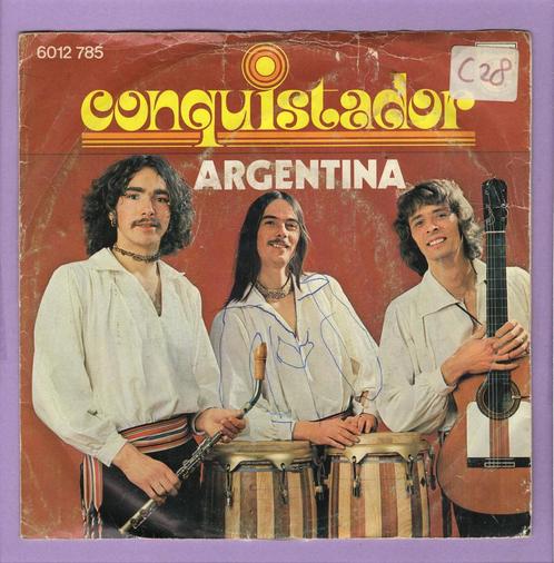 Conquistador – Argentina / U.O.Me. (1-7-Vinyl-Single), Cd's en Dvd's, Vinyl Singles, Verzenden