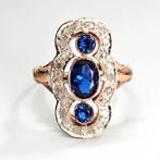 Zonder minimumprijs - Ring - 9 kt. Roségoud, Zilver -, Sieraden, Tassen en Uiterlijk, Ringen, Nieuw