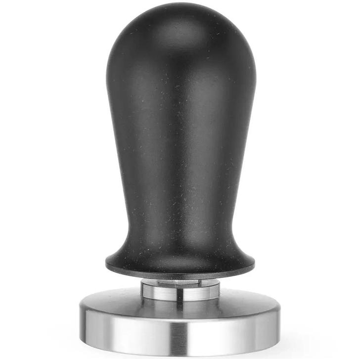 Koffie Tamper | Aluminium/RVS | Zwart | Veer | Ø58x100(h)mm, Zakelijke goederen, Horeca | Keukenapparatuur, Nieuw in verpakking