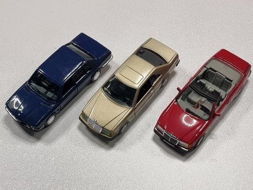 Gama, Minichamps 1:43 - Model sedan (3) - Mercedes 300 CE, Hobby en Vrije tijd, Modelauto's | 1:5 tot 1:12