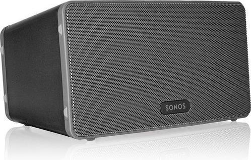 Sonos PLAY:3 Zwart - Draadloze multiroom speaker met WiFi, Audio, Tv en Foto, Luidsprekers, Front, Rear of Stereo speakers, Zo goed als nieuw