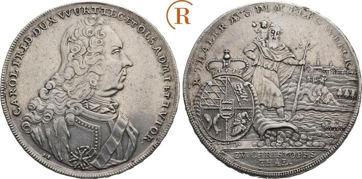 Ausbeutetaler, daalder aus der Grube St Christophstal 174..., Postzegels en Munten, Munten | Europa | Niet-Euromunten, Verzenden