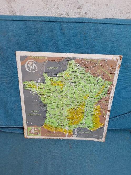 S.N.C.F - Plaque - Staal, Antiek en Kunst, Antiek | Wandborden en Tegels
