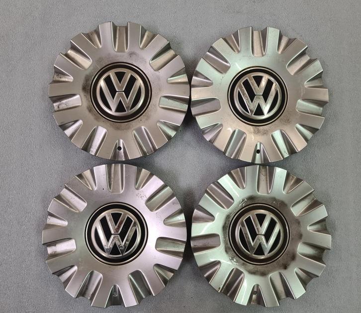 Origineel 4x Naafkap Naafkapjes VW Golf Sportsvan 5G0601..., Auto-onderdelen, Ophanging en Onderstel