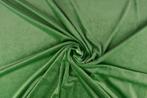 10 meter stretch fluweel - Groen, Hobby en Vrije tijd, Stoffen en Lappen, 120 cm of meer, Ophalen of Verzenden, Polyester, Groen