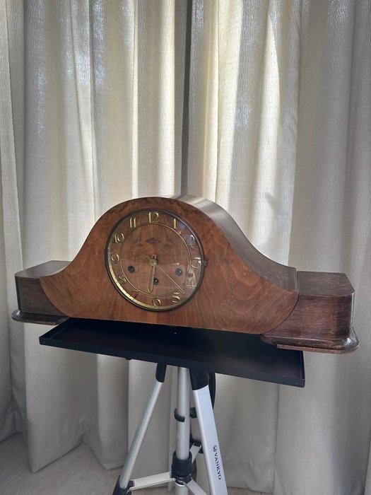 Slingerklok - Art Deco - Walnoot - 1930-1940 - Mantelklok, Antiek en Kunst, Antiek | Klokken