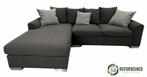 Grote hoekbank antraciet | 4-zits comfortbank, Huis en Inrichting, Banken | Bankstellen, 250 tot 300 cm, Gebruikt, Hoekbank, Vierpersoons of meer
