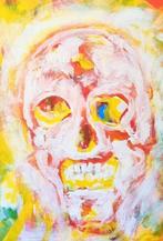Etienne Pixa (1971) - Radiant Skull | acrylic on canvas, Antiek en Kunst, Kunst | Schilderijen | Modern