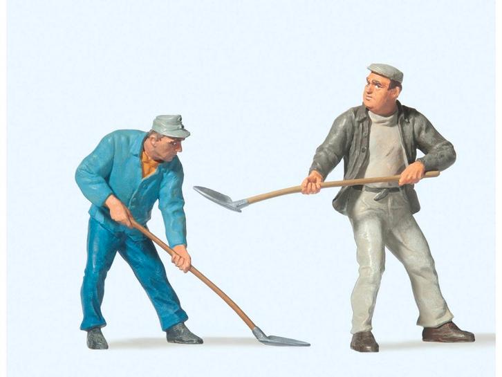 Preiser 45023 Bauarbeiter 1:22,5 (Figuren, Scenery), Hobby en Vrije tijd, Modelbouw | Figuren en Diorama's, Nieuw, Ophalen of Verzenden