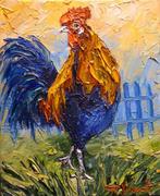 R. Vincent (1954) - Le coq de Provence oeuvre de Vincent, Antiek en Kunst