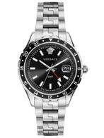 Versace V11100017 Hellenyium GMT heren horloge, Overige merken, Staal, Verzenden, Polshorloge