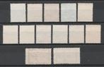 Suriname 1890/1892 - Drie complete series - NVPH 16/20,, Postzegels en Munten, Postzegels | Nederland, Gestempeld