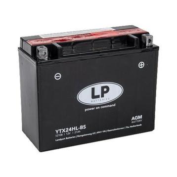 LP YTX24HL-BS 12 volt 21,0 ah AGM motor accu (52108 - MA