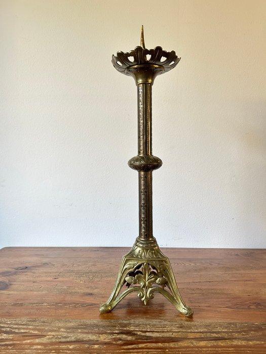 Kandelaar - Koper - Kerkkandelaar - 68 cm, Antiek en Kunst, Kunst | Niet-Westerse kunst