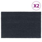 vidaXL Deurmatten 2 st 40x60 cm getufte kokosvezel, Verzenden, Nieuw
