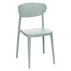 Stoel | COMO | Kunststof | Mint Green | In-/Outdoor |, Verzenden, Nieuw in verpakking