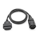 BMW 10-pins OBD – 16-pins OBD2 Verloopkabel | Motorfiets, Auto diversen, Autogereedschap, Verzenden, Nieuw