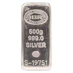 500 gram - Zilver .999 - 500g IGR .999 Fine Silver Bar, Postzegels en Munten, Edelmetalen en Baren