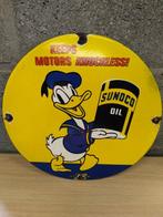 Donald Duck - 1 Reclame bord - Sunoco, Verzamelen, Nieuw