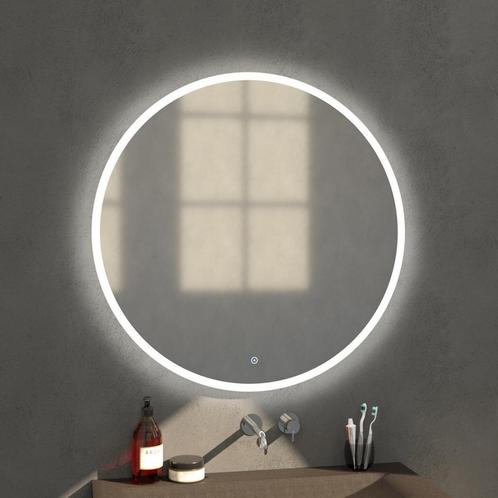Badkamerspiegel Rond LED Verlichting Rondom Sanitop Edge 100, Doe-het-zelf en Verbouw, Sanitair, Bad, Nieuw, Ophalen of Verzenden