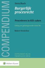 Compendium van het Burgerlijk procesrecht, Procederen in, Boeken, Studieboeken en Cursussen, Ophalen of Verzenden, Nieuw