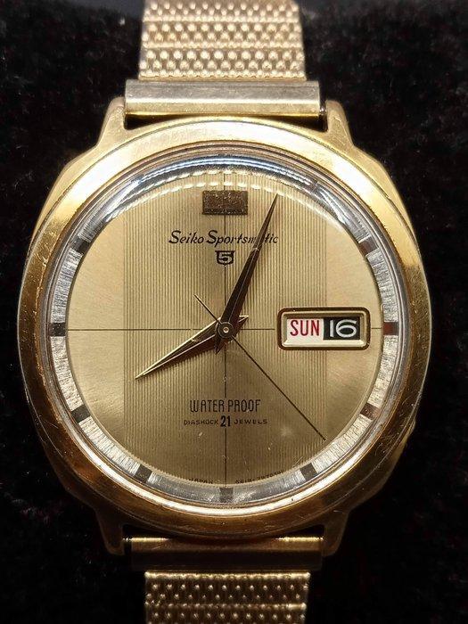 Seiko - December 5 6619-7990 Sportsmatic Semi-Linen -, Sieraden, Tassen en Uiterlijk, Horloges | Antiek