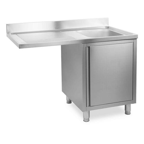 HCB Spoeltafel - spoelbak rechts - klapdeur - 120 cm - RVS, Zakelijke goederen, Horeca | Keukenapparatuur, Nieuw in verpakking