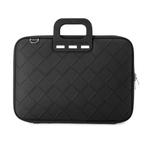 Bombata Intrecciato 15 / 16 inch Laptoptas Vlecht Zwart, Computers en Software, Laptoptassen, Verzenden, Nieuw