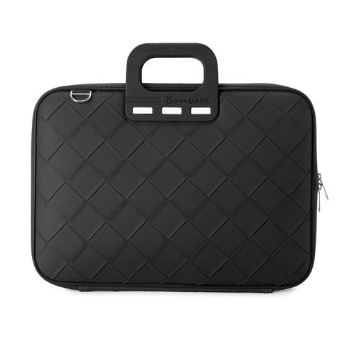 Bombata Intrecciato 15 / 16 inch Laptoptas Vlecht Zwart, Computers en Software, Laptoptassen, Nieuw, Verzenden