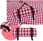 Picknickkleed XL (200x200 cm) - Rood/Wit geblokt - NIEUW, Vierkant, Ophalen of Verzenden, 200 cm of meer, Rood