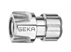Geka Plus - chroom - slangaansluiting 5/8 zonder waterstop, Doe-het-zelf en Verbouw, Buizen en Afvoer, Ophalen of Verzenden