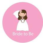 Button of kleding (magneet) Bride to Be blond of bruin, Verzenden, Nieuw, Feestartikel, Geboorte of Huwelijk