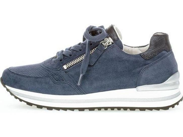 Gabor Sneaker 46.528.26 - Wijdte H - Rits en vetersluiting -, Kleding | Dames, Schoenen, Nieuw, Verzenden