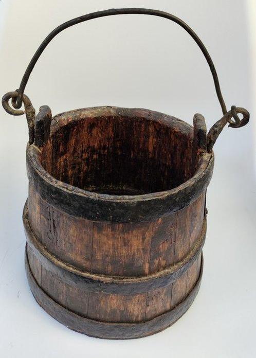 Emmer - Teerputs - Eik - Harpiste-teeremmer, Antiek en Kunst, Curiosa en Brocante
