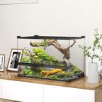 TRUUSK Glazen Terrarium Voor Reptielen, Verhoogde & Waterdic, Verzenden, Nieuw