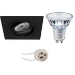 Voordeelset: LED Spot Set - Pragmi Borny Pro - GU10 Fitting, Metaal of Aluminium, Nieuw, Ophalen of Verzenden, Led