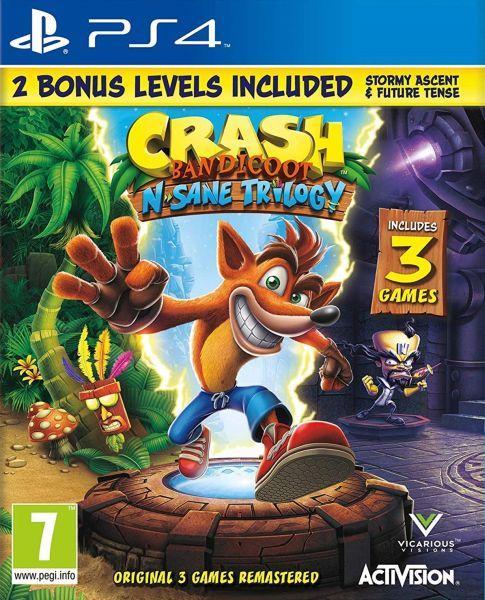 Crash Bandicoot N. Sane Trilogy-Incl. 2 Bonus Levels, Spelcomputers en Games, Games | Sony PlayStation 4, Nieuw, Ophalen of Verzenden