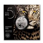 Big 5 Serie 1 - Leopard 1 oz 2020 (15.000 oplage), Zuid-Afrika, Zilver, Losse munt, Verzenden
