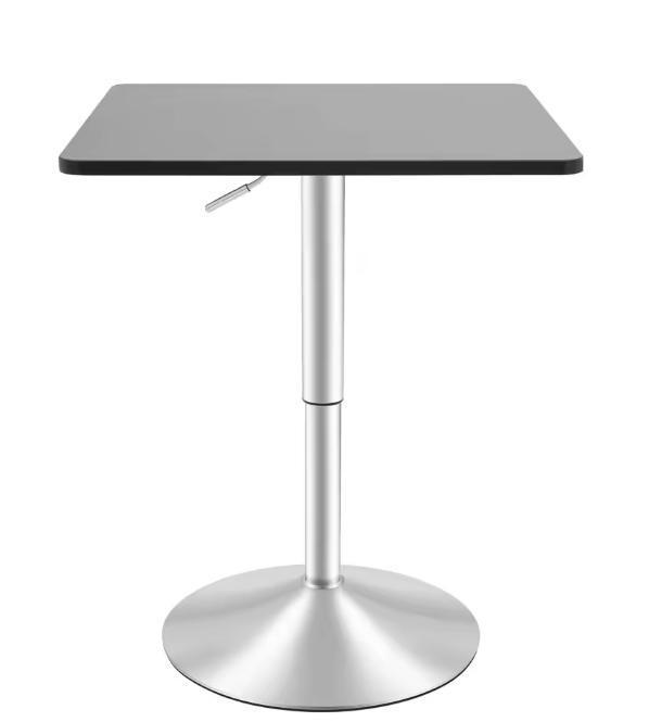 Verstelbare Vierkante Bartafel – 360° Draaibaar Design Zilve, Huis en Inrichting, Barren, Nieuw, Verzenden