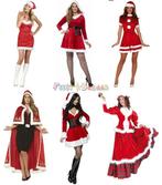 Kerstvrouw Pak-Jurk | Kostuum Kerstdame | Jurkje Kerst vrouw, Kleding | Dames, Carnavalskleding en Feestkleding, Nieuw, Kerstmis of Sinterklaas