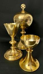 Kelk (3) - Zilver, goud metaal - Trio de calices
