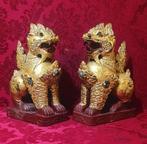 Coppia di Chinthe - sculptuur - Myanmar/Birma (Zonder