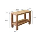 Legno side table 100x42xH75 cm teak, Ophalen of Verzenden, Nieuw, Teakhout