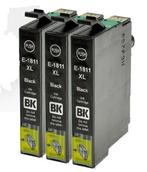 Epson Expression Home XP-225 cartridges T1811 XL BK set 3..., Verzenden, Nieuw