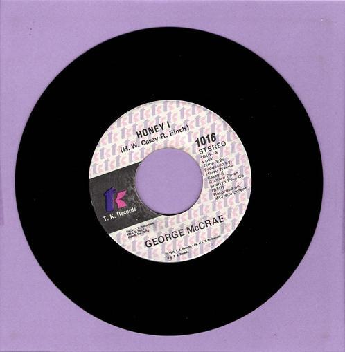 George McCrae – Honey I / Sing A Happy Song (1-7-Vinyl..., Cd's en Dvd's, Vinyl Singles, Verzenden