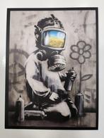 Banksy (1974) - Banksy set : 3 cards + 2 envelopes + 1 Stamp