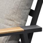 Showroommodel Lola 3-zitsbank aluminium antraciet soft grey, Tuin en Terras, Tuinsets en Loungesets, Ophalen of Verzenden, Nieuw