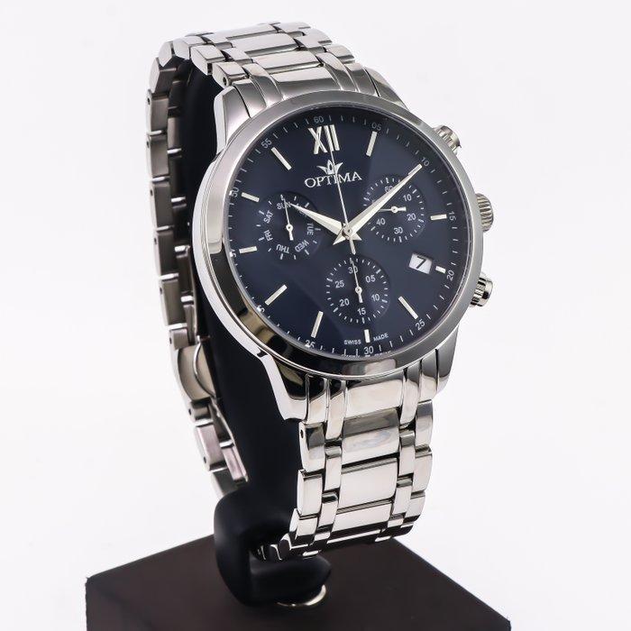 Optima - Swiss Chronograph - OSC450-SS-9 - Zonder, Sieraden, Tassen en Uiterlijk, Horloges | Heren
