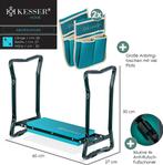 KESSER® 2 in 1 XXL tuinbank knielbank gevoerde zitting onder, Verzenden, Nieuw